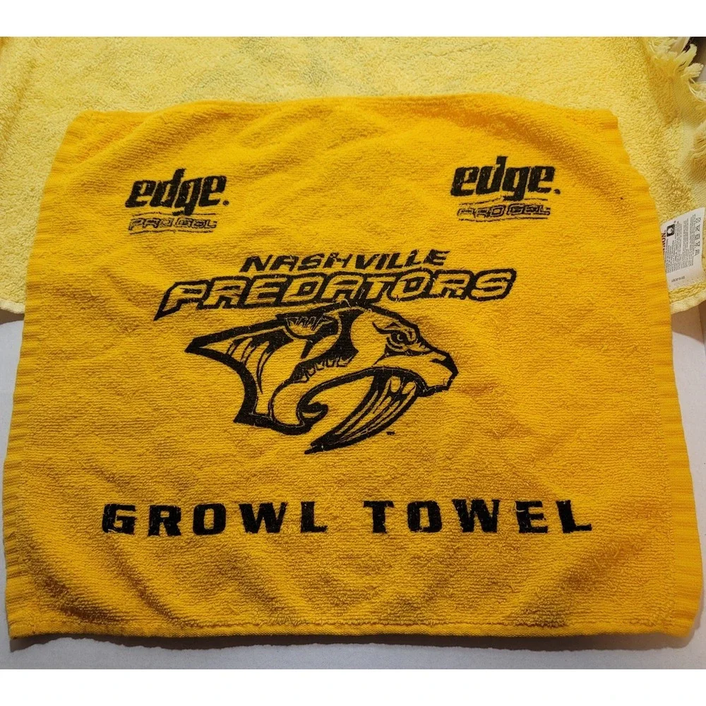 Set of 2 Nashville Predators Growl Towels Yellow 14